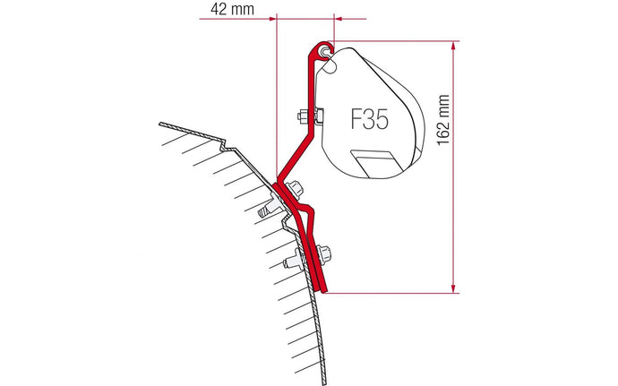 Fiamma F35 Pro Kit VW T4 Lift Roof